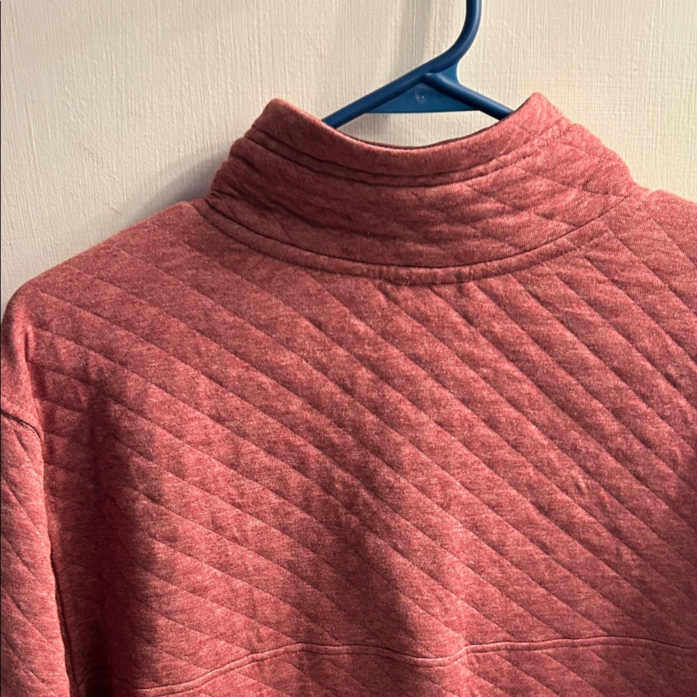 Patagonia Quilted Pullover in Brick Red - Picture 11 of 11